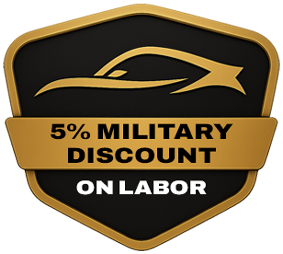5% Military Discount Badge