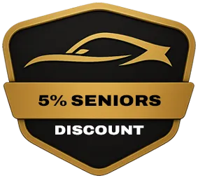 5% Seniors Discount Badge